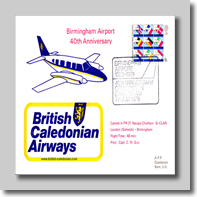 79-07-07 BHX Airport - 40th Anniversary
